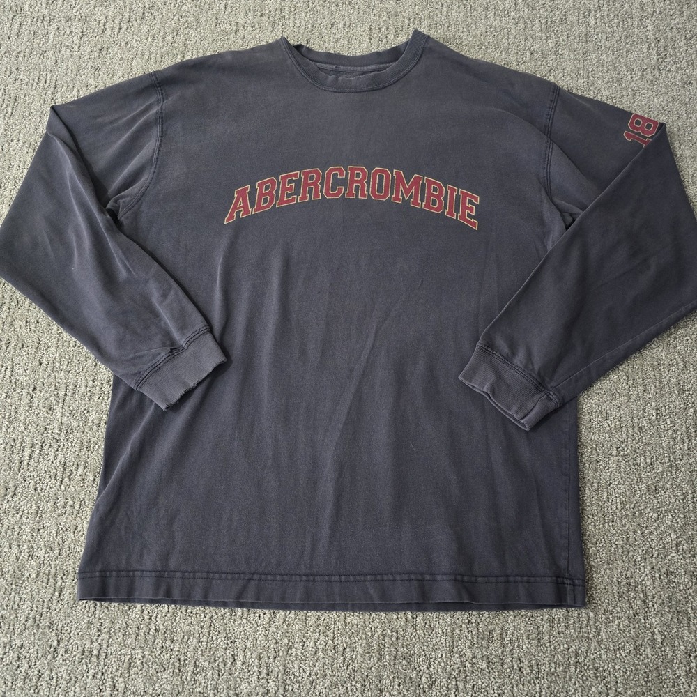 Vintage Abercrombie Fitch S Dare Mighty Things Long Sleeve Shirt Y2K Faded